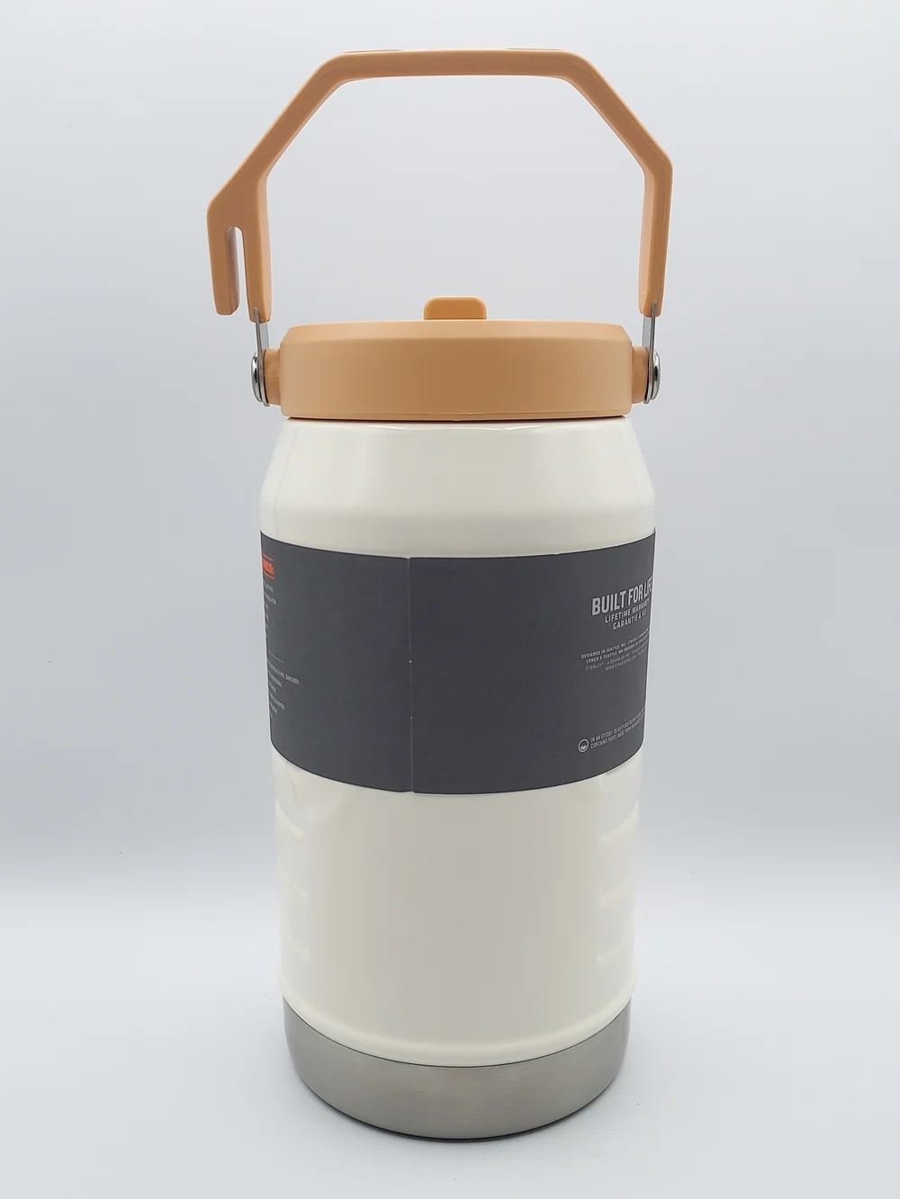 Stanley The IceFlow™ Flip Straw Jug | 64 OZ - Apricot/Cream Gloss